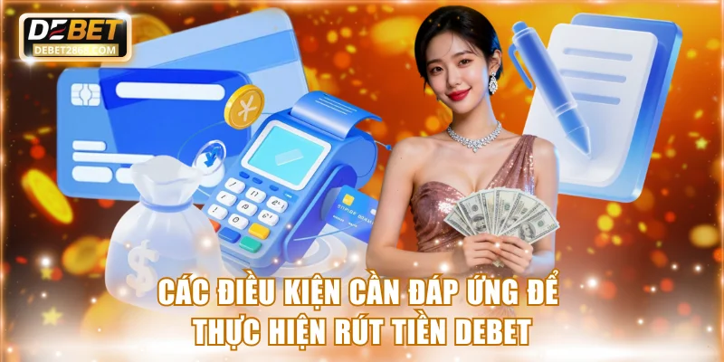 Các điều kiện cần đáp ứng để thực hiện rút tiền Debet